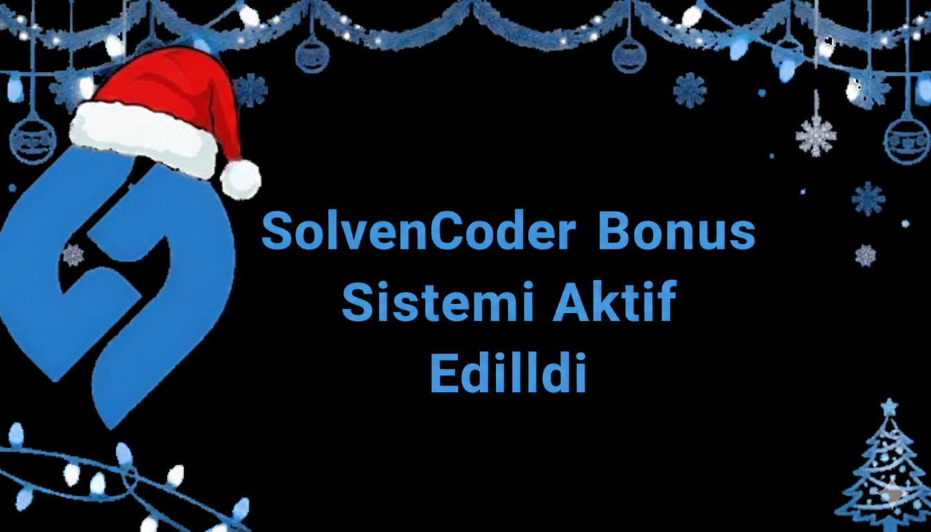 SolvenCoder Bonus Sistemi Aktif Edildi